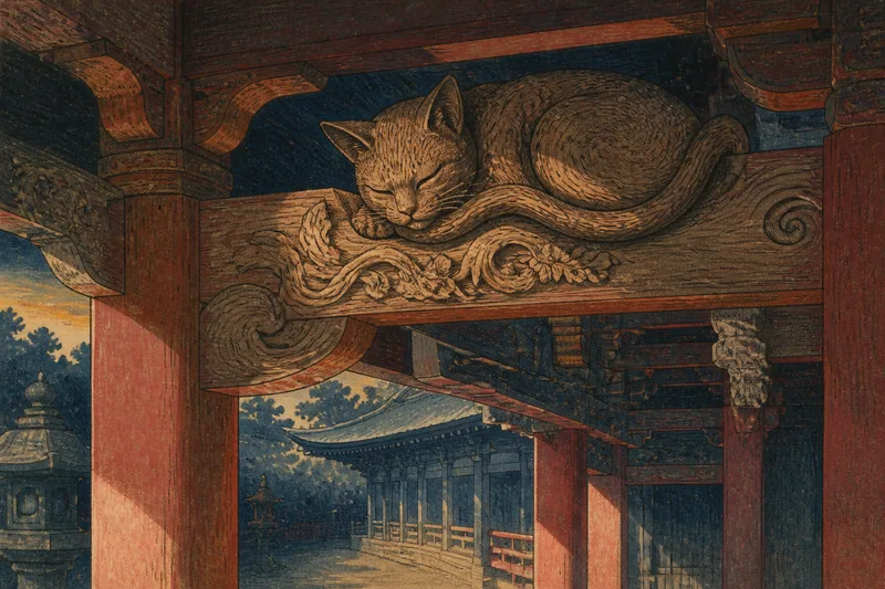 眠り猫のイメージ挿絵