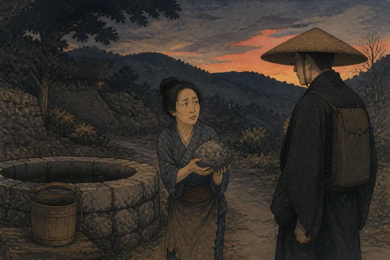 葉山の石芋と涸れ井戸のイメージ挿絵