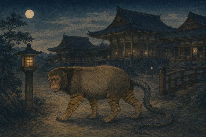 鵺のイメージ挿絵