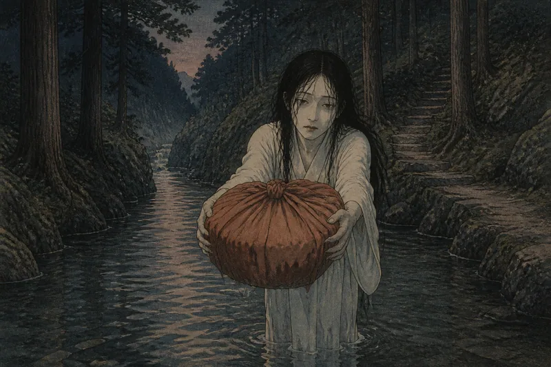 濡れ女のイメージ挿絵