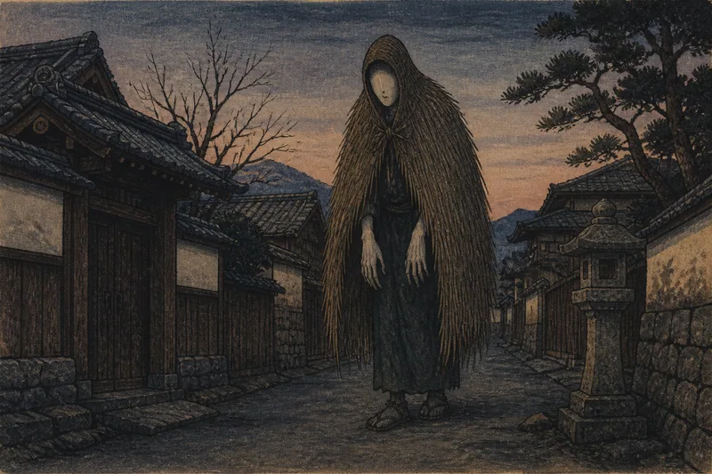 長野の道や屋敷に出るお化けのイメージ挿絵