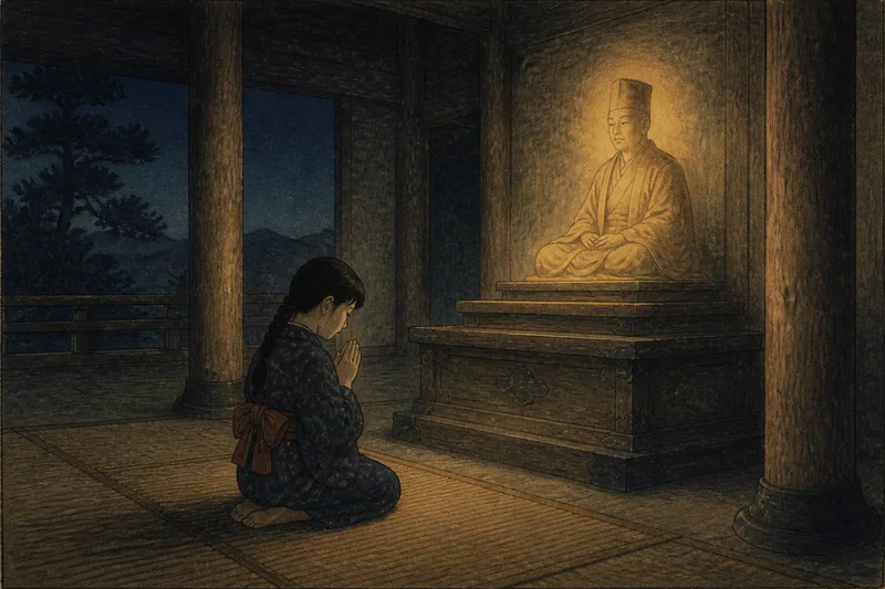 まま子のお大師籠りのイメージ挿絵