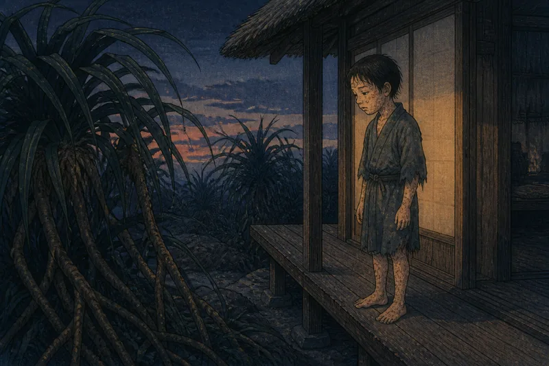 大晦日に来るおできの子のイメージ挿絵