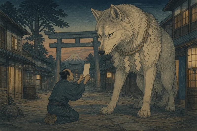 御犬のイメージ挿絵