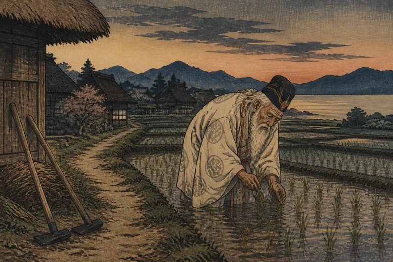 お伊勢の田植えのイメージ挿絵