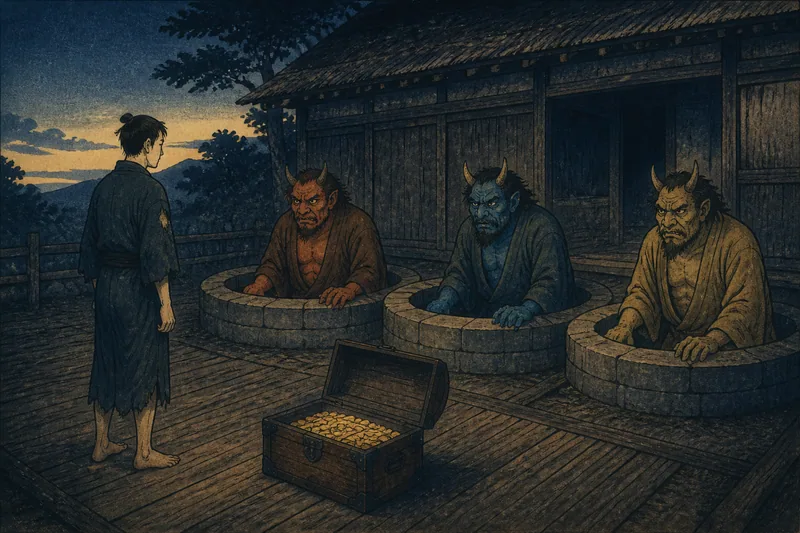 化け物屋敷の鬼のイメージ挿絵