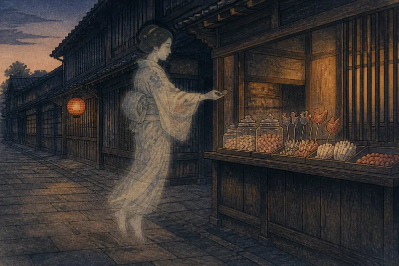 女の幽霊のイメージ挿絵