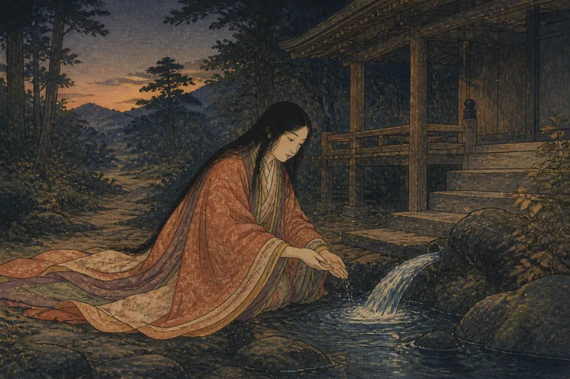 小野小町のイメージ挿絵