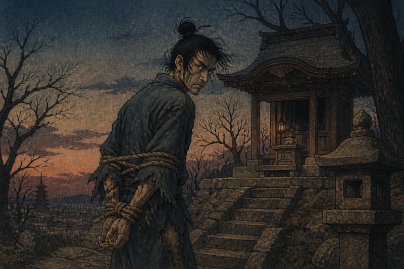 処刑された盗賊を祀る社のイメージ挿絵