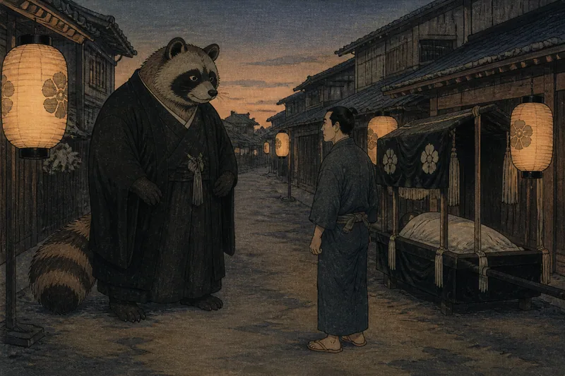 大狸のイメージ挿絵