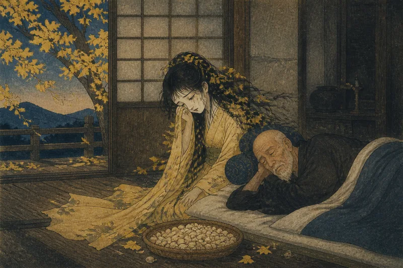 大いちょうの木の精のイメージ挿絵