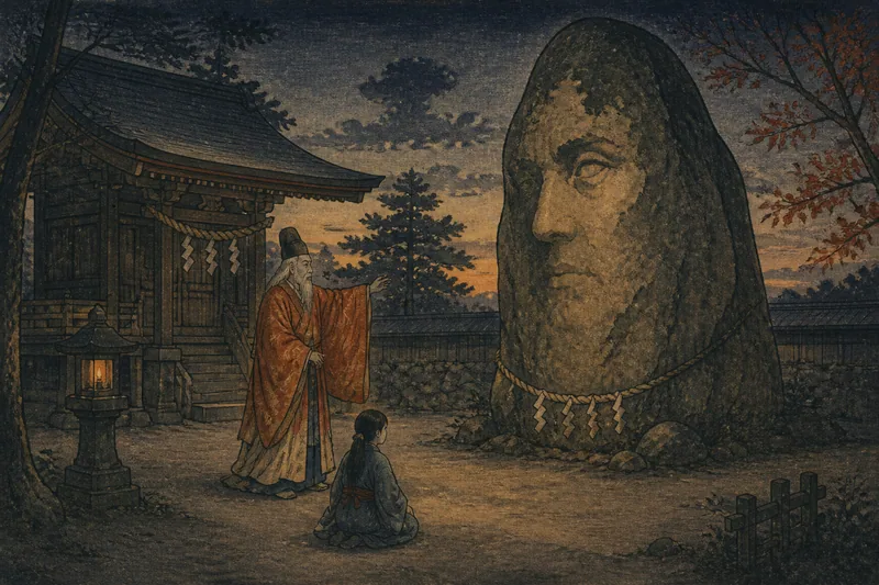 佐久の祠を戻した夢告のイメージ挿絵