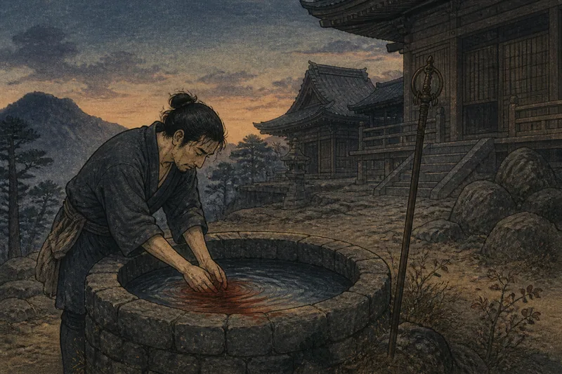 大窪寺の井のイメージ挿絵