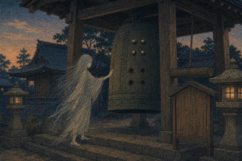 大村神社の虫食い鐘のイメージ挿絵