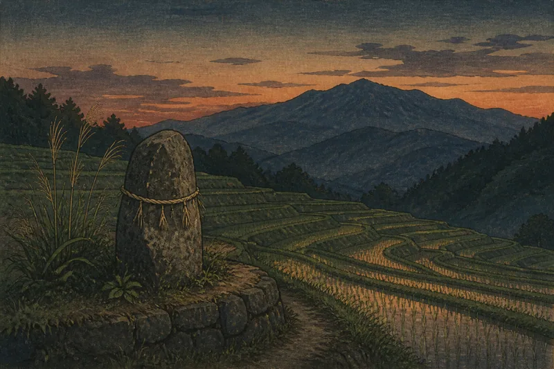 大仁田の地神さまのイメージ挿絵