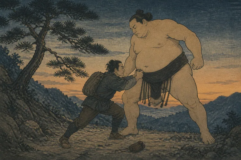 大男のイメージ挿絵