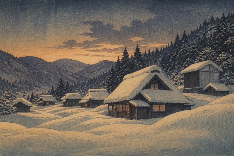 大雪のイメージ挿絵