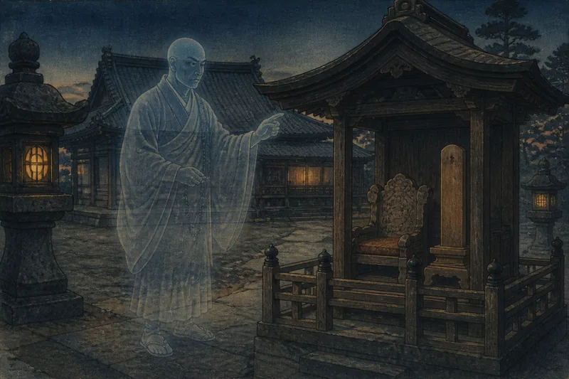 正徳寺の和尚のイメージ挿絵