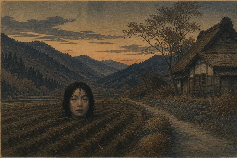 恐ろしい首のイメージ挿絵