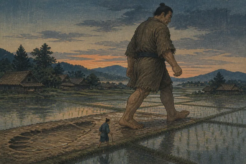 いわきの巨人が残した足跡のイメージ挿絵