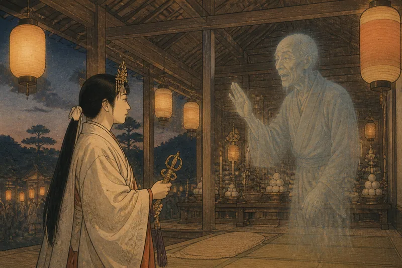 八葉寺の口寄せのイメージ挿絵