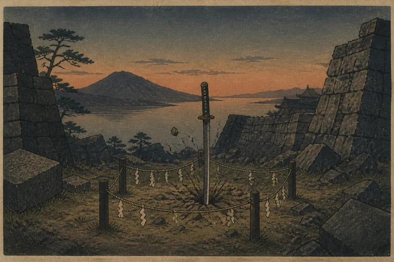 横田山の入らずの霊地のイメージ挿絵