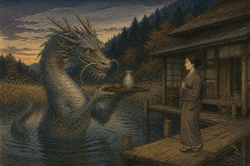 かま沼の竜のイメージ挿絵