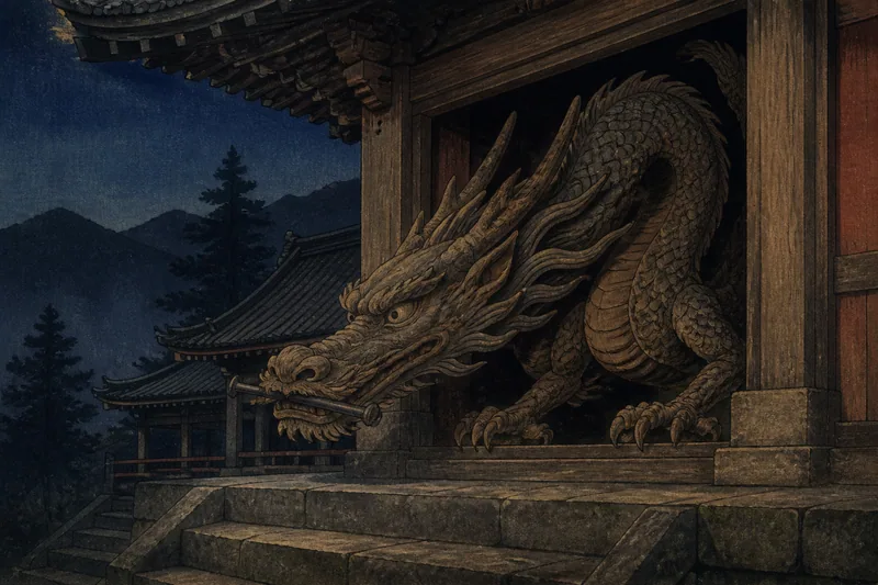 高山寺の竜のイメージ挿絵