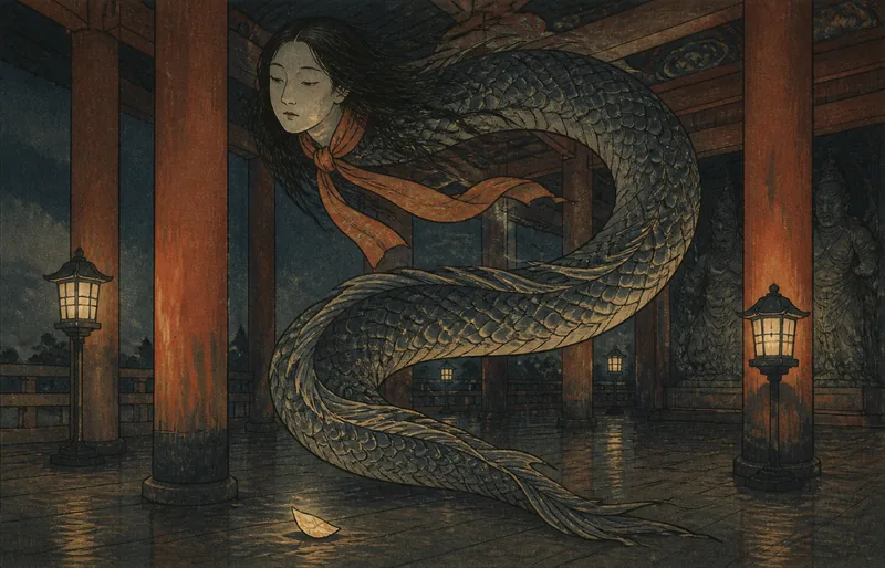鱗の竜女のイメージ挿絵