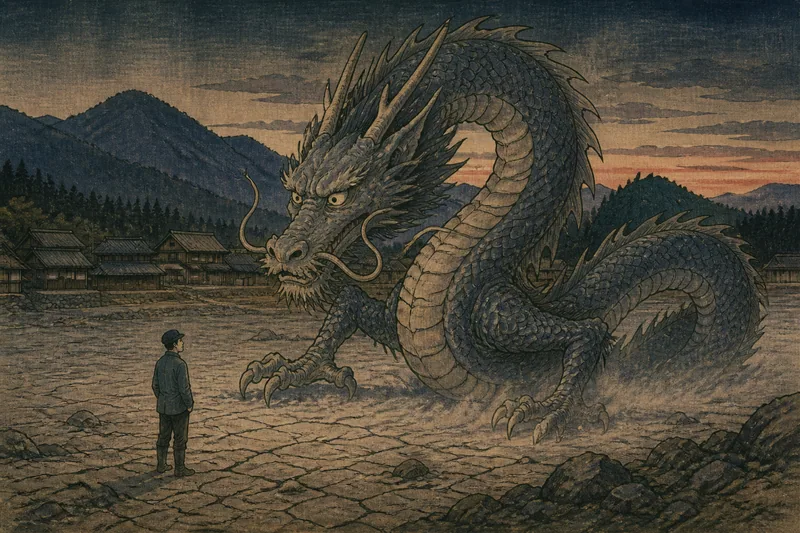 辰野の竜のイメージ挿絵