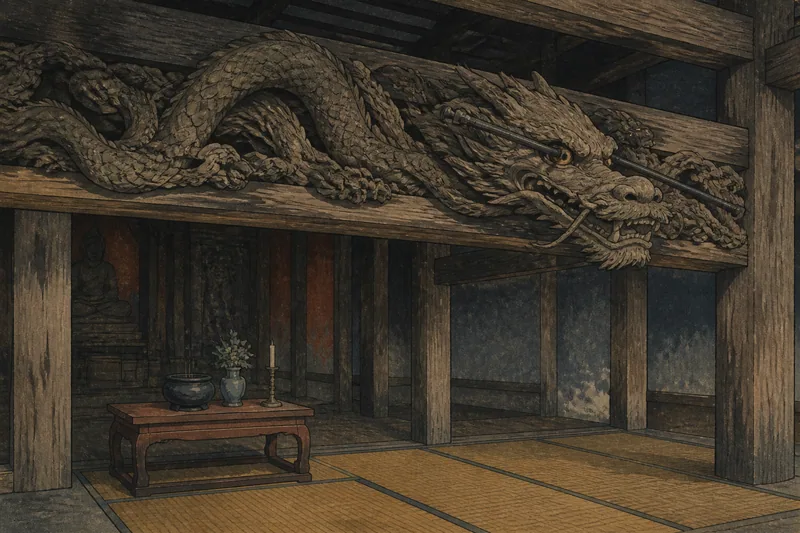 本法寺の竜のイメージ挿絵