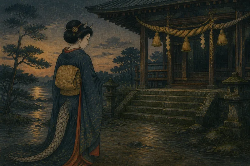 長徳寺の竜女のイメージ挿絵