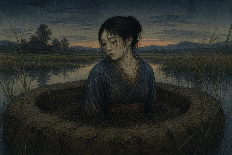 竜が池の人柱のイメージ挿絵