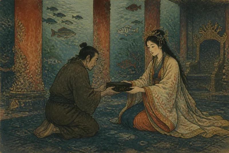 阿感坊と竜宮のイメージ挿絵