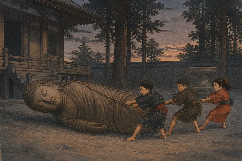 竜宝寺の釈迦のイメージ挿絵