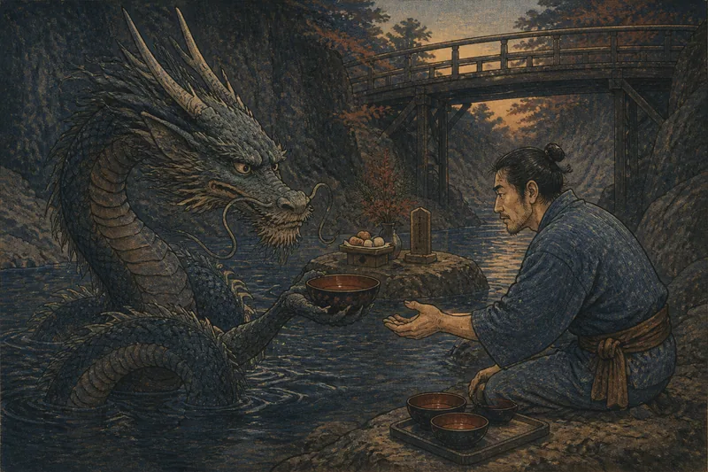 飯田の龍神がやめた膳貸しのイメージ挿絵