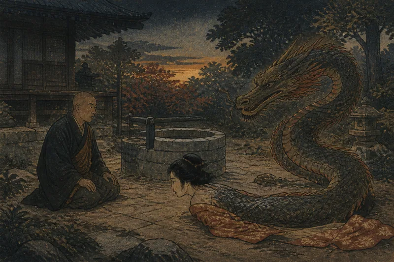 城沼の龍神のイメージ挿絵