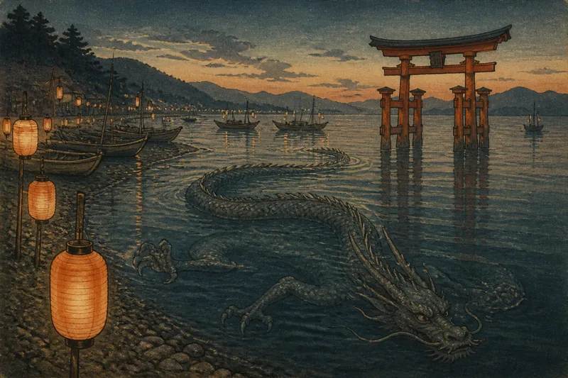 竜神様の祭りのイメージ挿絵