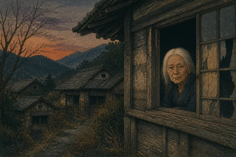 寒川集落の廃村のイメージ挿絵