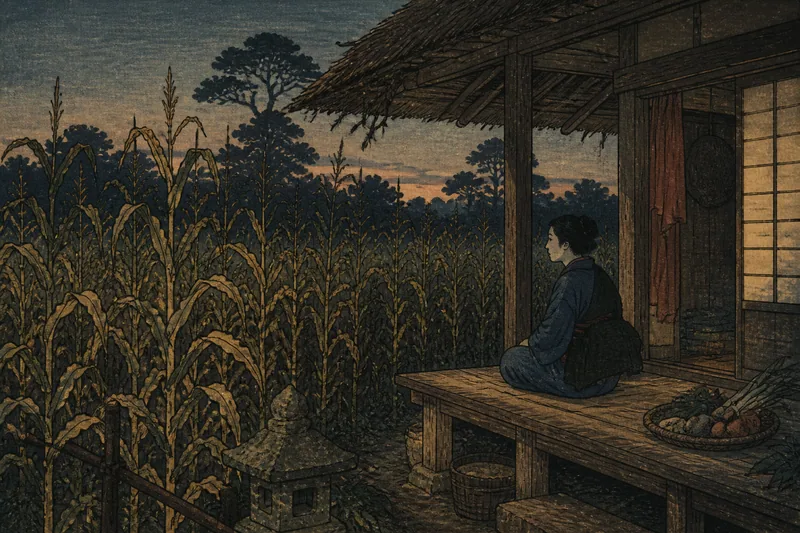 宗像神社分家の玉蜀黍禁忌のイメージ挿絵
