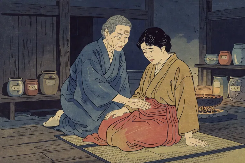 産婆のイメージ挿絵