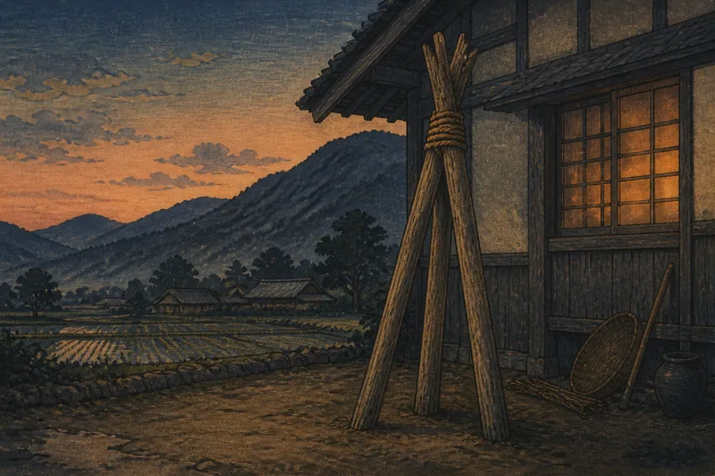 雫石の三本の木の魔除けのイメージ挿絵