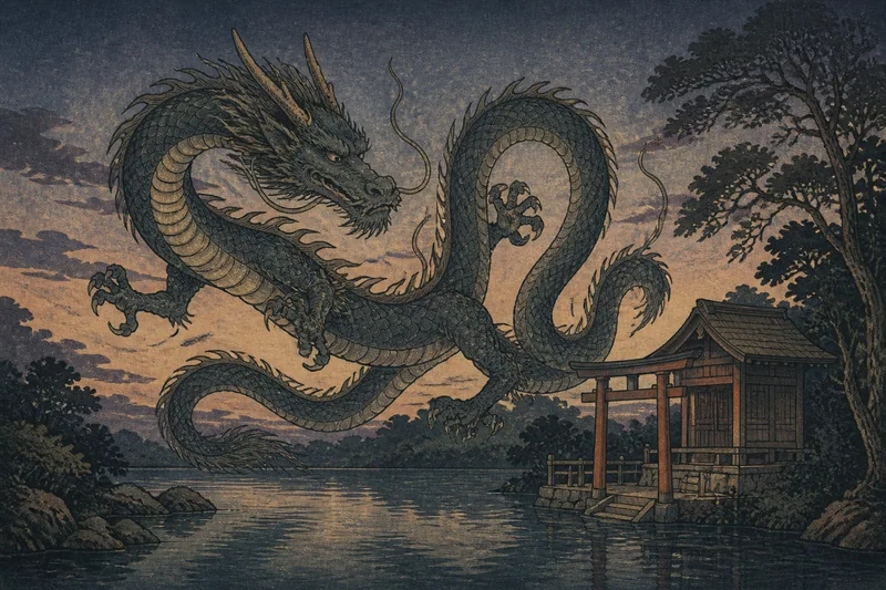 三宝寺池の主のイメージ挿絵