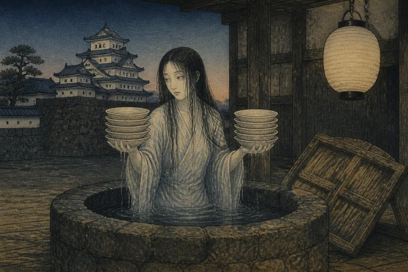 皿屋敷のお菊のイメージ挿絵