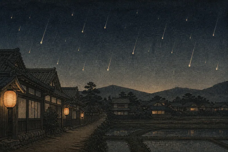 星雨のイメージ挿絵