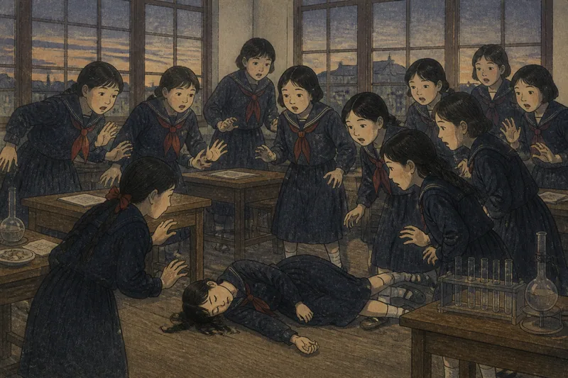 教室でせんさまに憑かれた話のイメージ挿絵