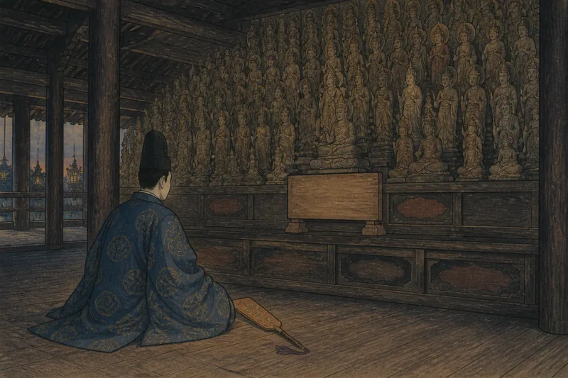 千体の仏像のイメージ挿絵
