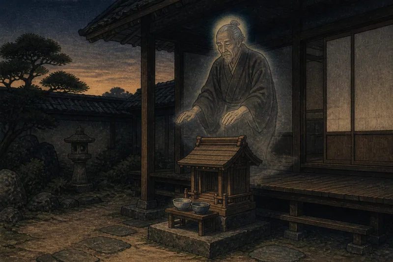 先祖様の祟りのイメージ挿絵