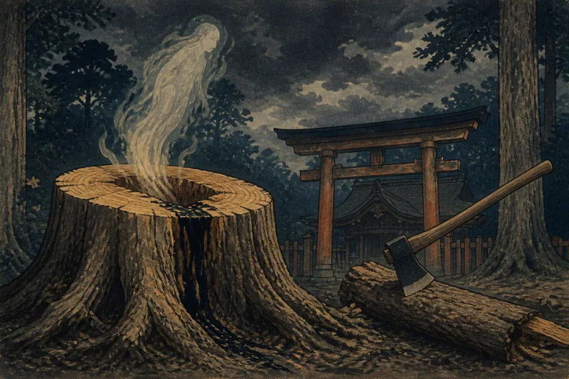 神木の祟りのイメージ挿絵