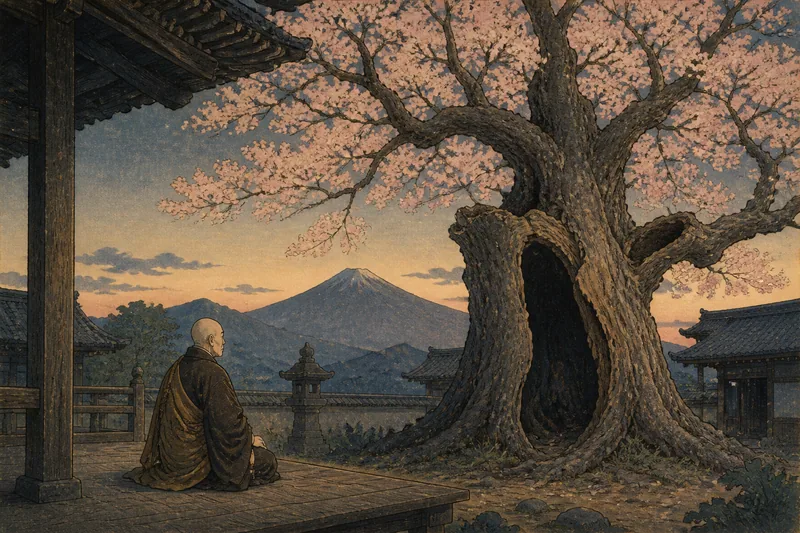 神代桜のイメージ挿絵